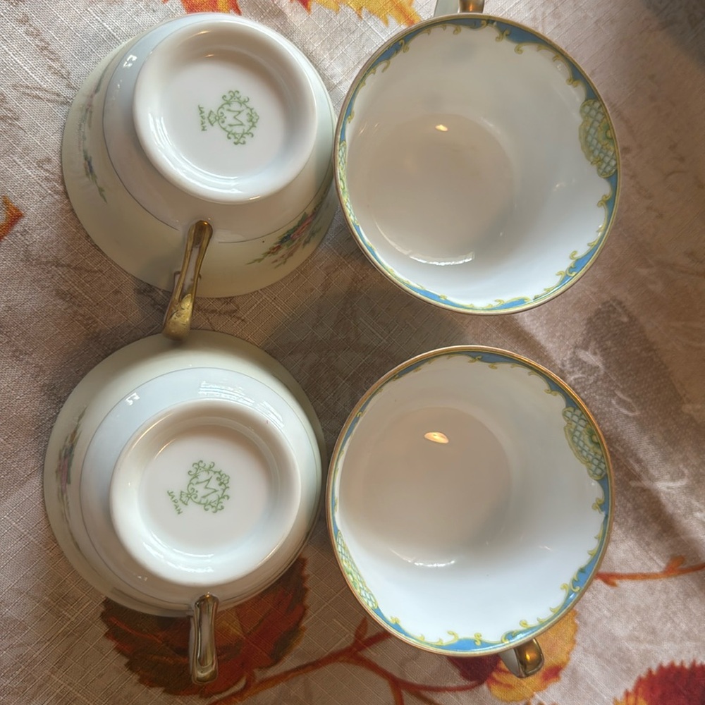 Noritake tea cups China